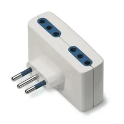 4-Way Adaptorn2p+e-10a-(s11) White 4x2p+e-10a-(p11)