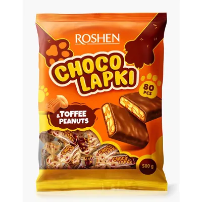 Bomboane Choco Lapki 500g | Dulciuri delicioase cu ciocolată – En-Gros