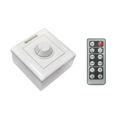 Dimmer PT/ST+telecomanda 12/24V 8A W 87mm h 53mm