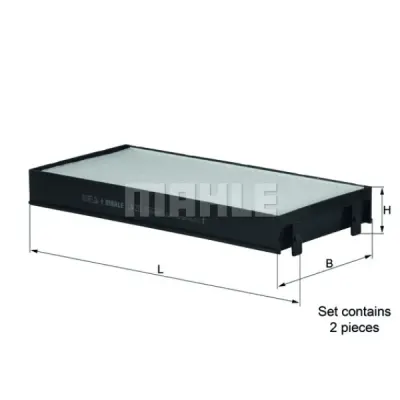 Filtru, aer habitaclu KNECHT LA 221/S