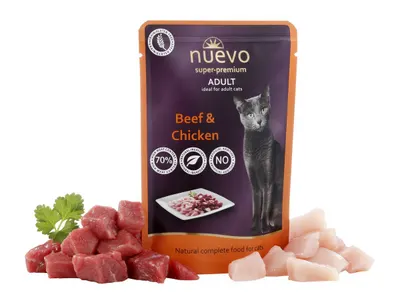 Nuevo Plic Adult Pui si Vita 85 g