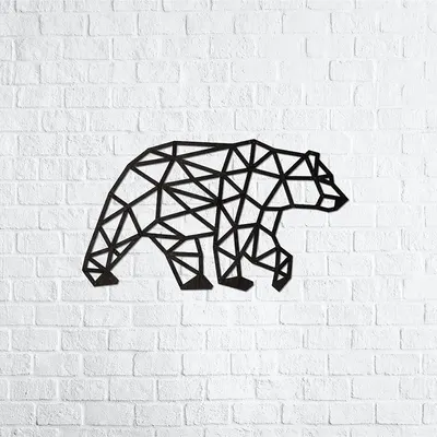 Puzzle 3D decorativ - Bear, 167 piese