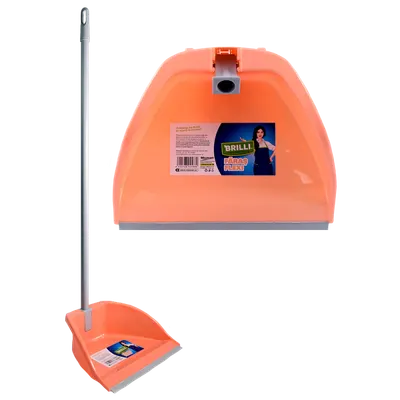 Faras cu coada flexibila ergonomic Brilli, plastic, peach Peach
