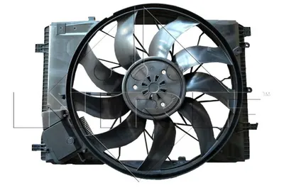 Ventilator radiator (cu carcasa) potrivit MERCEDES A (W176), C (C204), C T-MODEL (S204), C (W204), CLA (C117), CLA SHOOTING BRAKE (X117), CLS (C218), CLS SHOOTING BRAKE (X218) 2.0-6.2 02.08