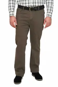 Pantaloni casual cu buzunar drept, Realize, maro (Marime pantalon: W33)