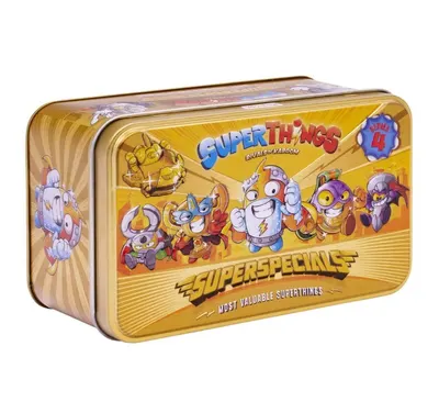 Set figurine in cutie metalica SuperThings Super Speciale Seria 4