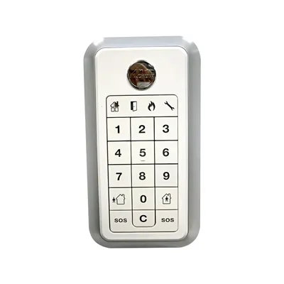 Tastatura LED wireless cu cititor de proximitate RFID Crow FW2-ICON KEYPAD, 8 taguri/coduri, 868 MHz, RF 500 m, autonomie 5 ani