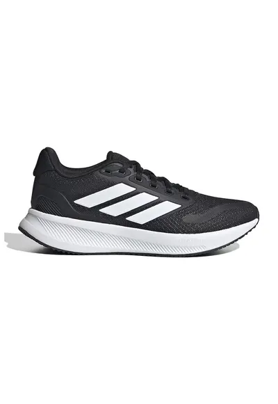 Pantofi sport Run Falcon 5 low-cut din plasa - Negru/Alb murdar