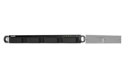 NAS QNAP 464U 4-Bay, CPU Intel Celeron N5105/N5095 4-core/4-thread Processor, RAM 8GB RAM onboard (not expandable), 2.5"/3.5" SA