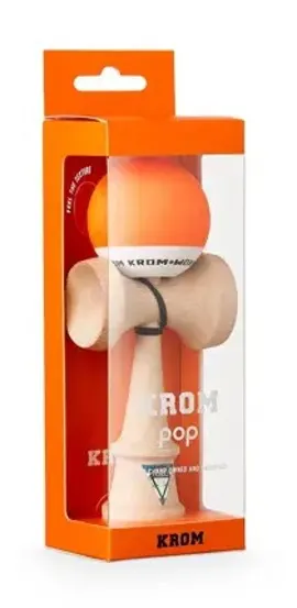Kendama Krom Pop Rubber Orange