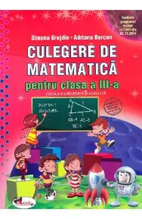 Culegere de matematica - Clasa 3