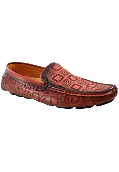 Mocasini barbati - rosu-bordo - FreeFresh