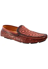 Mocasini barbati - rosu-bordo - FreeFresh