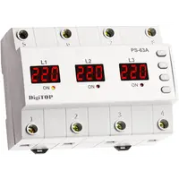 Releu comutator automat de faza si protectie tensiune PS-63A