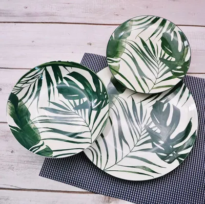 Set de porțelan pentru servit Morello - Tropical, 18 piese