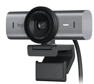 Cameră web Logitech - MX Brio, 4K Ultra HD, Graphite