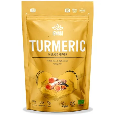 Pulbere Functionala din Turmeric si Piper Negru fara Gluten Ecologica/Bio 150g