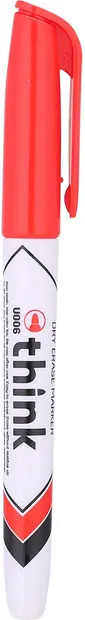 Marker pentru tabla alba Deli Think - EU00640, 1,2 mm, rosu