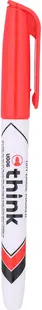 Marker pentru tabla alba Deli Think - EU00640, 1,2 mm, rosu