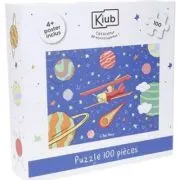 Puzzle 100 piese Le Petit Prince Enfants Planetes, Kiub