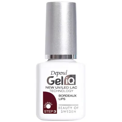 Oja Semipermanenta Depend Gel IQ UV LED, Bordeaux Lips, 5 ml