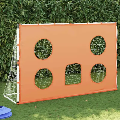 Gossi poarta de fotbal de copii cu covoras tinta/minge 182x62x118 cm