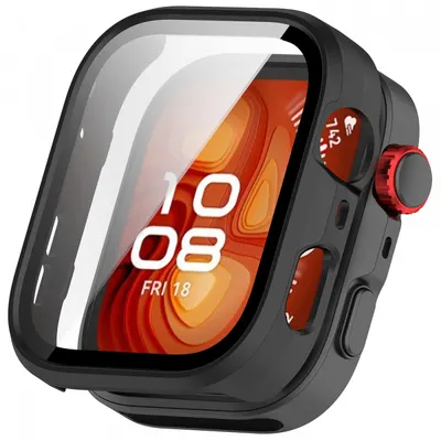 Husa Techsuit Defense360 Pro pentru Huawei Watch Fit 5 Pro, Neagra