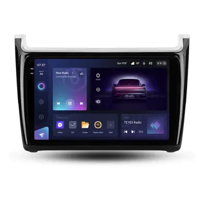 Navigatie Auto Teyes CC3 2K Volkswagen Polo 5 2008-2020 6+128GB 9.5" QLED Octa-core 2Ghz, Android 4G Bluetooth 5.1 DSP