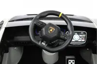 Masinuta electrica pentru copii cu licenta Lamborghini Huracan Silver Grey cu telecomanda parentala 2.4G, motoare 2x39w, acumulator 12V7Ah,lumini led,muzica, centura de siguranta, usi cu deschidere, suspensii spate