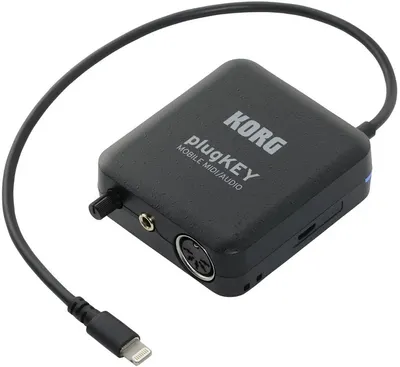 Interfață audio Korg - plugKEY, pentru iOS, negru