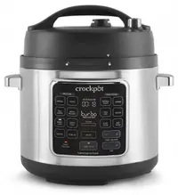 Multicooker Crock-Pot – Turbo Express, 1400W, 5.6 l, 14 programe , argintiu/negru