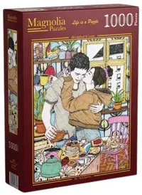 Puzzle Magnolia din 1000 piese - Mic dejun și dragoste
