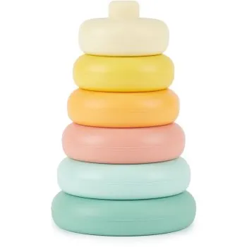 Bieco Silicone Stacking Tower Tropical Vibes inele inserabile