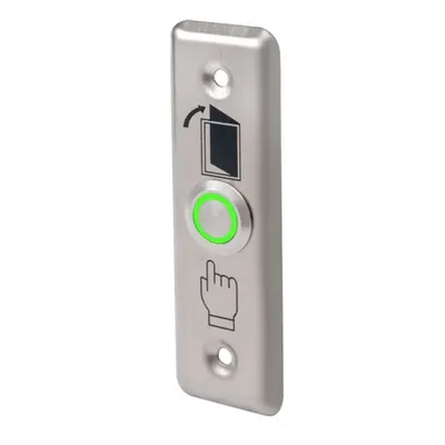 Buton de iesire PBK-811A(LED)-gn/bl/rd, LED, ingropat, otel inoxidabil