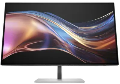Monitor IPS LED HP 27inch 727pu, QHD (2560 x 1440), HDMI, DisplayPort, Pivot (negru/Argintiu)