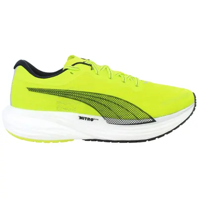 Pantofi alergare pentru barbati Deviate Nitro 2 - verde fluo Lime Pow negru alb