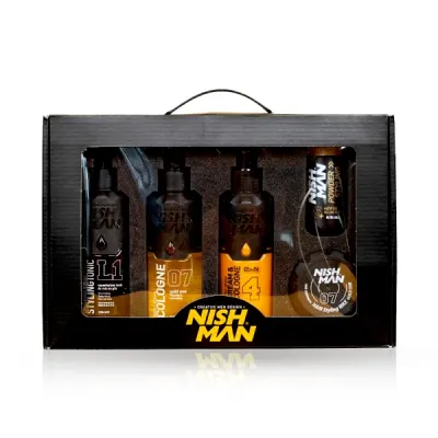 Set cadou NISH MAN - 5 produse - Gold