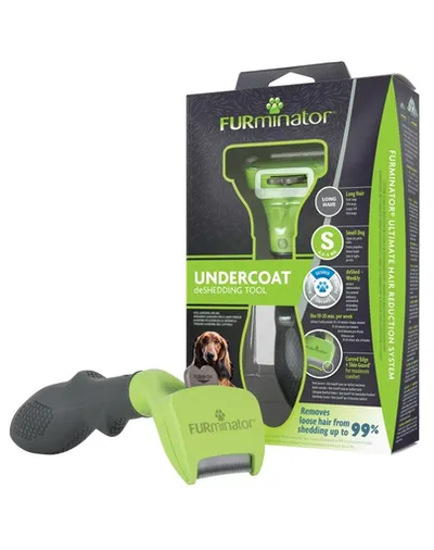 FURMINATOR Undercoat DeShedding, perie pentru caini de talie mica cu parul lung