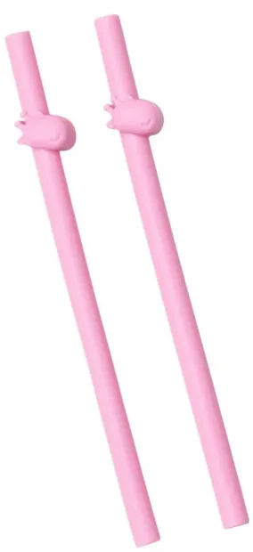 Paie din silicon Wee Baby - Pink, 2 buc