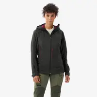 Geacă cu protecție împotriva vântului Softshell Trekking MT900 Kaki Damă
