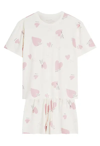 Pijama dama - roz deschis - Elain - Inimioare