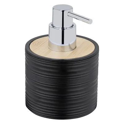Dozator de săpun lichid negru din plastic 350 ml Lyon – Allstar
