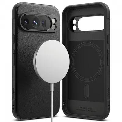 Husa MagSafe pentru Google Pixel 9 Pro, Ringke, Onyx, Neagra