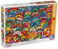 Puzzle Eurographics din 1000 de piese - Farfurii ceramice mexicane