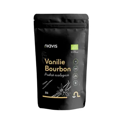 Vanilie de Bourbon Pulbere Bio 20g, Niavis