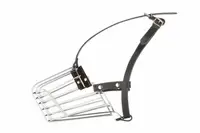 Botnita de metal, cromata, captusita cu neopren, circumferinta 31 cm x lungime 10.5 cm x inaltime 11.5 cm