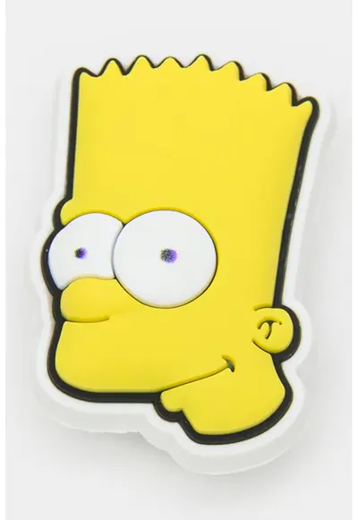 Set de talismane cu tematica The Simpsons Family Jibbitz™ - 5 piese - Galben/Albastru
