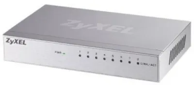 Switch ZyXEL - GS-108B v3, 8 porturi, argintiu