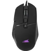 Mouse Barracuda BGM-051, Cu fir, USB 6400 dpi, Iluminare RGB (Negru)