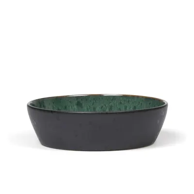 Bol mic verde/negru din gresie Gastro Green/Black – Bitz